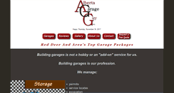 Desktop Screenshot of albertagarageguy.com